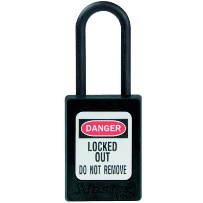 Master Lock S32 Non Conductive Safety Padlock Black Master Lock S32 Non Conductive Safety Padlock Black